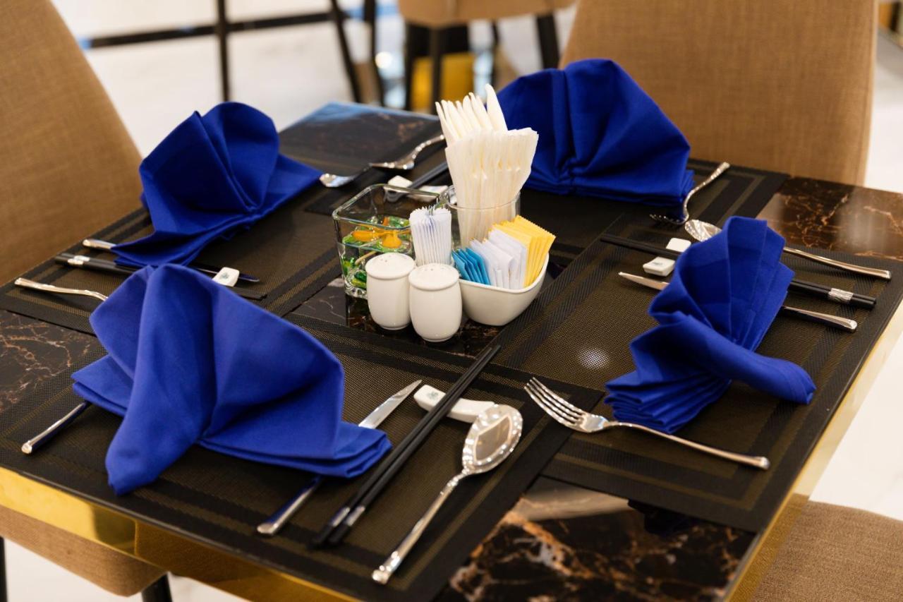 Virgo Hotel Nha Trang Ngoại thất bức ảnh A table set for fine dining