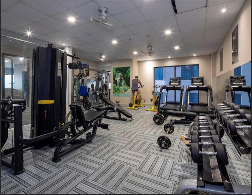 Virgo Hotel Nha Trang Ngoại thất bức ảnh The gym at the hotel